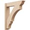 Ekena Millwork 5 1/2-in W x 22-in D x 26-in H Balboa Trad Rough Cedar Woodgrain TimberThane Outlooker, Primed Tan OUTUR055X22X26BOA04RCPR - alternate 1